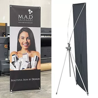NEW Premium X-Banner Stand Display With Portable Oxford Bag 32 X72 (STAND ONLY) • $29.99