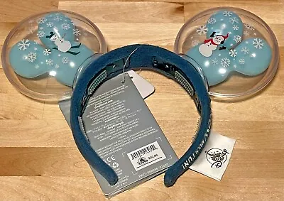 Disney Mickey Mouse Snowman Balloon Light-Up Ear Headband For Adults  • $26.08