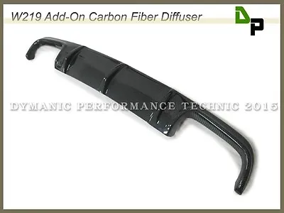 Carbon Fiber Add-On Diffuser For 06-10 M-Benz W219 CLS55AMG CLS63AMG 4Dr Sedan • $359