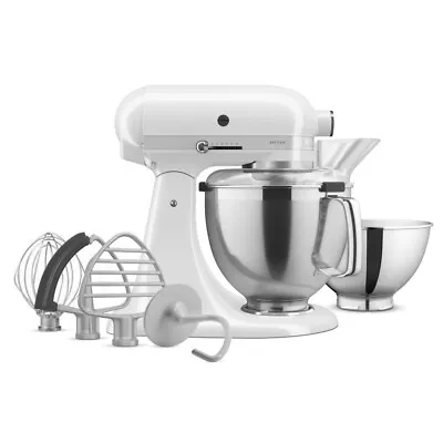 NEW KitchenAid KSM195 Stand Mixer White • $745