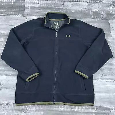 Under Armour Fleece Jacket 2XL XXL TTG The Tactical Games Full Zip Pockets • $29.71