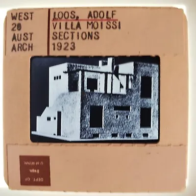 Adolf Loos Villa Moissi Venice Italy 1923 Architecture 35mm Slide • $20