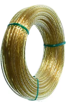 £3.69 • Buy Clear Strong Clothes Line Washing Line Steel Core Metal Wire Garden Camping Cord