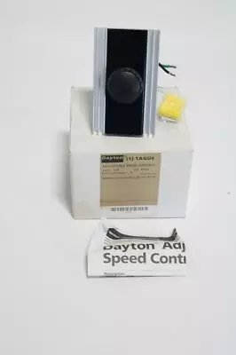 $30 • Buy Dayton 1AGU6 Adjustable Speed Control 120V, 8 Amp