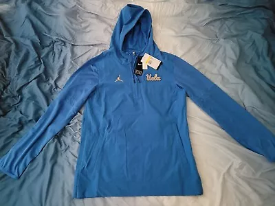 UCLA BRUINS Nike Sideline Player 1/2 Zip Hoodie Pullover Jacket Small NWOT • $110