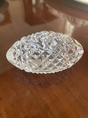 Waterford Crystal Football Paperweight - Not Personalized • $75