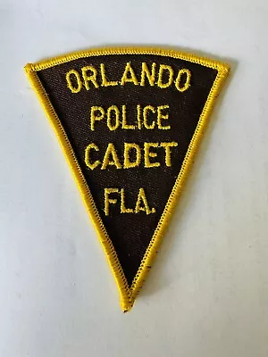 CRAZY INSANE RARE Vintage Orlando Florida Police CADET Patch FREE SHIPPING • $9.99