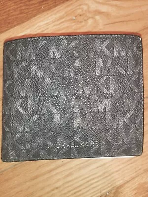 Michael Kors Bifold Leather Wallet - Black • $30