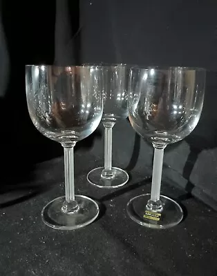 Mikasa Horizon Set Of Three 7-inch Crystal Wine Stems • $24