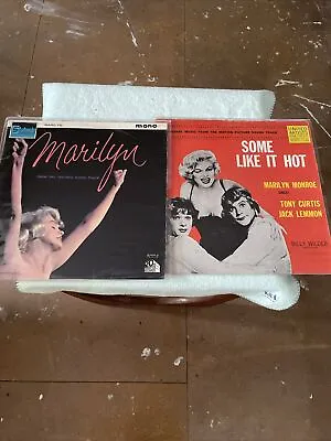 Two Marilyn Monroe LPs Some Inner Sleeve Marks But No Scratches • £20
