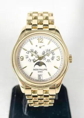 Patek Philippe Complications Annual Calendar Moon Phase 5146/1J-001 Yellow Gold • $47000