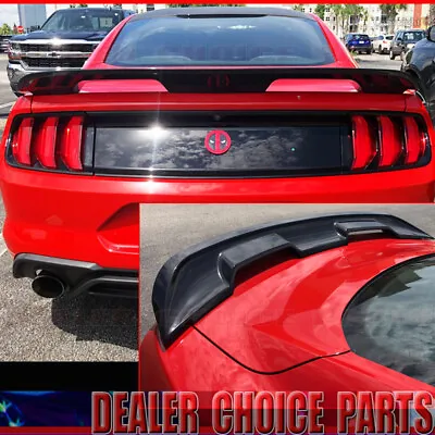 Rear Trunk Spoiler Wing For 2015-21 2022 2023 Ford Mustang GT350 500 GLOSS BLACK • $58.95
