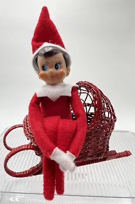 Elf On The Shelf Girl Boy Blue Eyed Doll Knee Hugger Authentic Christmas • $19.99