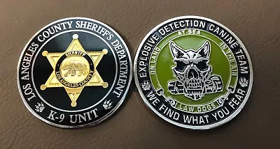 Los Angeles County Sheriff’s Department Challenge Coin K9 • $20