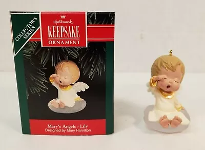 LILY 1992 Hallmark Keepsake Ornament Mary's Angels EUC #5 FREE Shipping! • $19.50