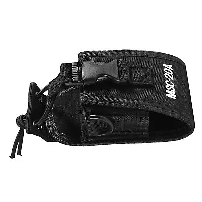 MSC20A Walkie Talkie Nylon Case Bag Universal Radio Pouch Holder Holster Black • £6.20