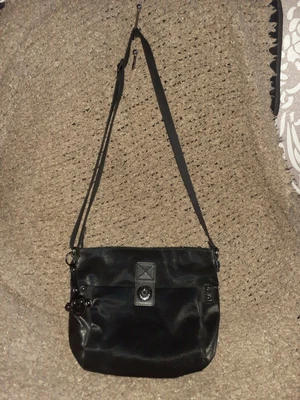 £48.66 • Buy KIPLING-Black Coated Leah W/City Monkey-Messenger/Cross/Shoulderbag-Excellent
