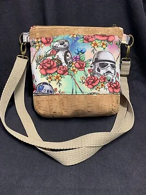 Stormtrooper’s And Bots Floral Wars  Crossbody Bag • $59.95
