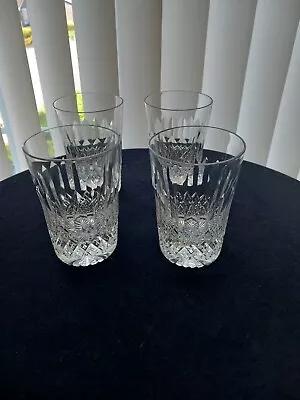 4 Thomas Webb Normandy Lead Crystal Whiskey Tumblers Glasses • £49.99