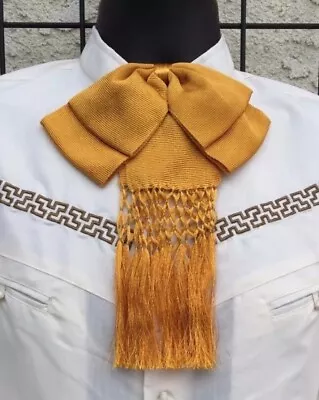 Mexican Charro And Mariachi Gold Adult Bow Tie .Moño Charro/Mariachi  • $19.95