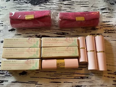 Lot Of 11 MARY KAY MIXED LOT Of  LIPSTICKS/DISCONTINUED New Rare - Vintage Case • $65