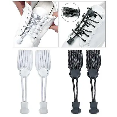 £4.81 • Buy No Tie Shoe Laces For Men Women Bungee Cord Lazy Laces 39.4'' For Sneakers
