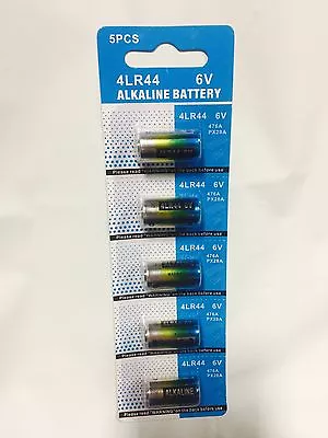 5 X  4LR44 6V BATTERY CITRONELLA BARK DOG COLLAR L1325 PX28A A544 V34PX 476A • $12.88