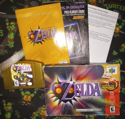 The Legend Of Zelda Majoras Mask N64 Holographic Complete • $158.22