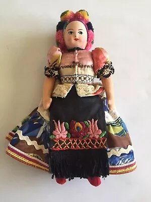 Mezokovesd Vintage Hungarian MATYO 7  Doll Wearing National Costume RARE • $23.99