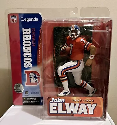 John Elway Denver Broncos Mcfarlane NFL Legends Series 1 Figure Orange Crush • $20