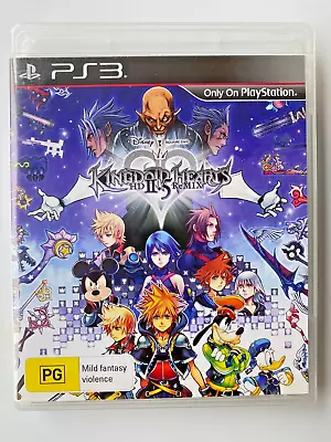 Kingdom Hearts HD II.5 2.5 Remix Sony PlayStation 3 PS3 Videogame Disney Reg PAL • $10.90