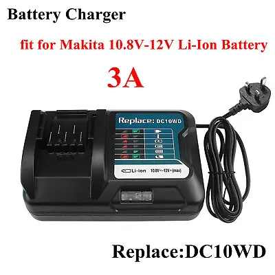 Battery Charger For Makita 10.8V 12V DC10WD BL1040 BL1020 BL1016 BL1021 BL1041 • £16.86