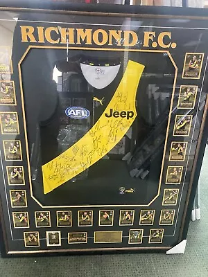 $1595 • Buy Richmond Tigers 2019 Premiership Team Signed Jumper With Cards