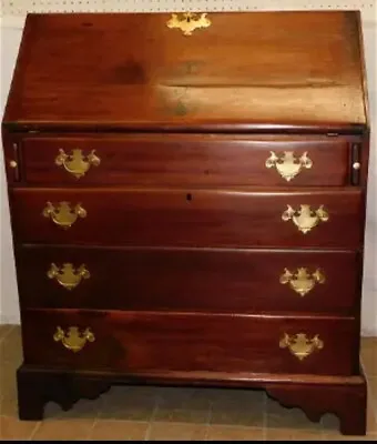 Antique Pine Slant Front Desk • $716