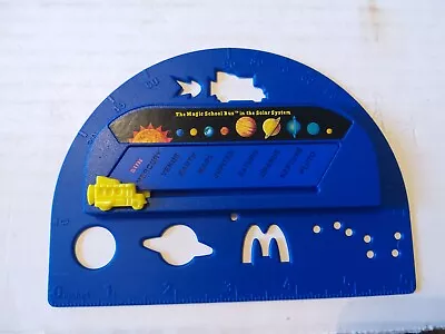 1994 McDonald's/Scholastic Magic School Bus-Solar System Protractor; Planets Toy • $7.50