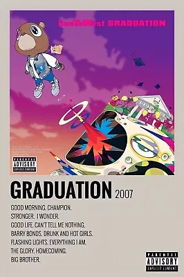 Kanye West ✅ Graduation A3 Wall Art! 🤬 • £5.89