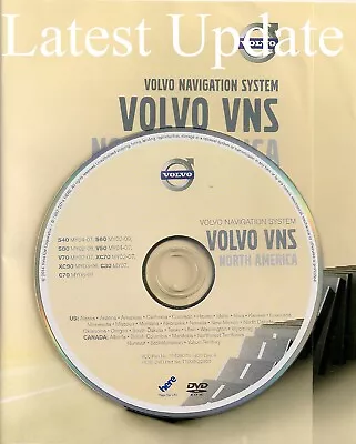 2002 2003 2004 2005 2006 Volvo S80 XC90 Navigation DVD West Map Final Update OEM • $159