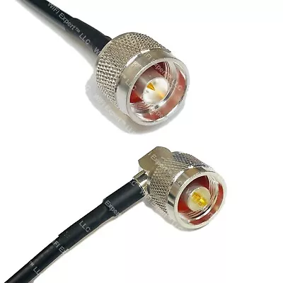 LMR240UF N MALE To N MALE ANGLE Coax RF Cable USA-Ship Lot • $26.69