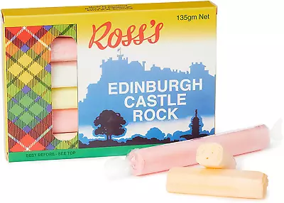Ross's Of Edinburgh Edinburgh Castle Rock 6 Stick Castle Rock Gift Box 135g • £8.27
