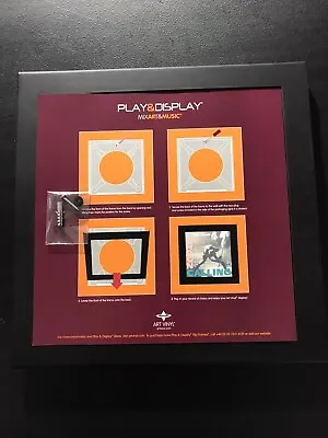 Art Vinyl Play And Display LP Record Album Frame Black NEW • $40