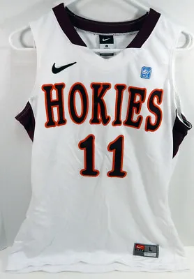 2010-2015 Women's Virginia Tech Hokies Jackson #11 Game Used White Jersey 285 • $99.99