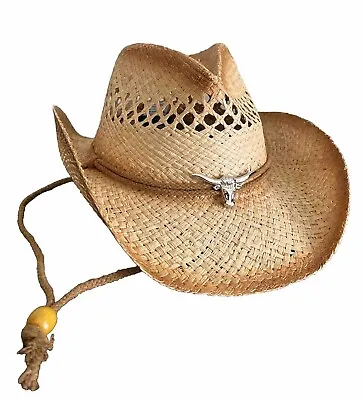 Milani 100% Straw Cowboy Hat(#ST-052) • $17.99