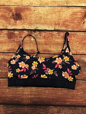 Victorias Secret Pink Sports Bra Women LG Ultimate Full Coverage Athletic Floral • $7