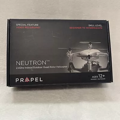 Propel Neutron 2.4Ghz Indoor Outdoor Quad Rotor RC Helicopter HD Video Camera • $19.99