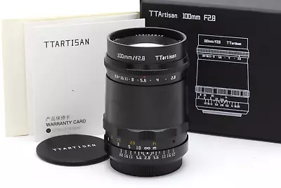 Mint TTArtisan 100mm F2.8 Lens (M42) Manual Focus Lens With Box #43566 • $129