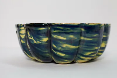 1930s Large Earthenware Clay Oaxaca Dripware  Mexican Majolica  Bowl • $320