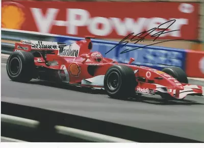 Michael Schumacher Hand Signed Photo Ferrari 2006. Monaco GP • $95