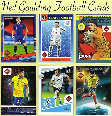 Panini DONRUSS SOCCER 2021-22 ☆ ROAD TO WORLD CUP - INSERT ☆ Football Cards • £0.99