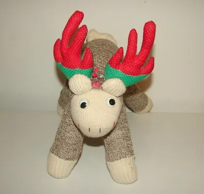 £31.55 • Buy Vintage Handmade Sock Monkey Kitsch Christmas Reindeer