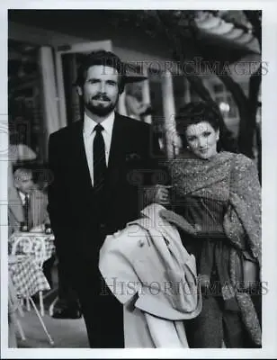 1984 Press Photo James Brolin And Morgan Brittany On  Hotel  On ABC Television. • $19.99
